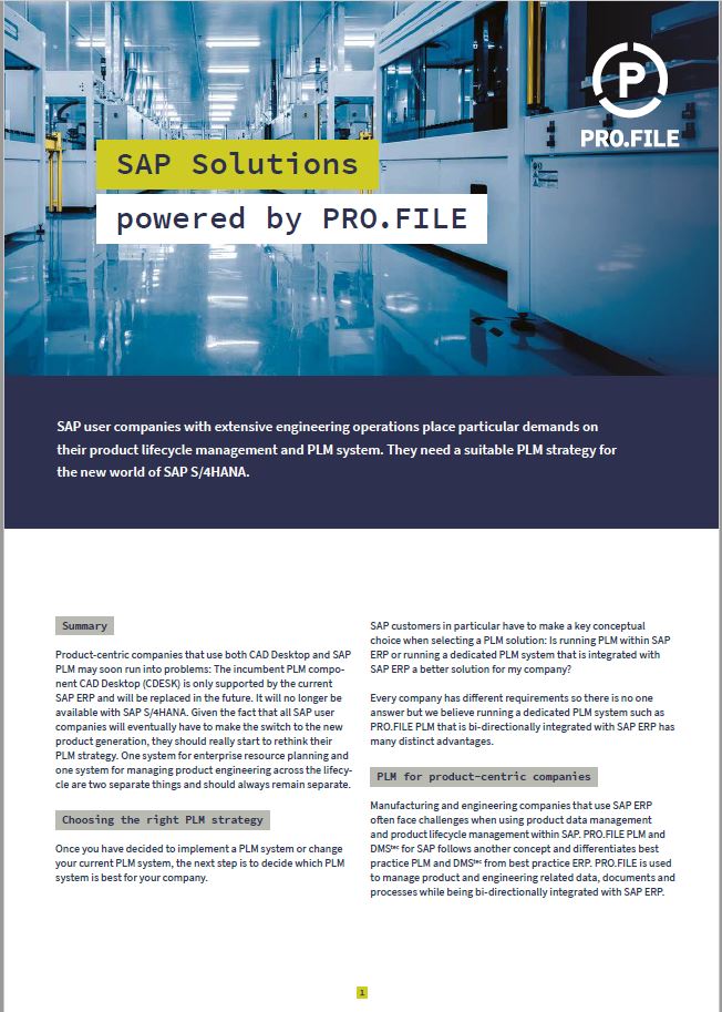 Integrazione SAP brochure